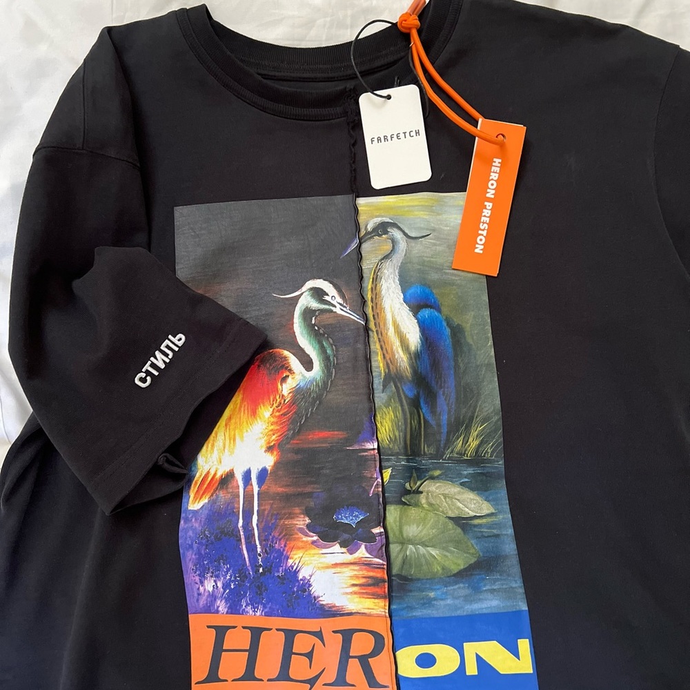 Heron T-Shirt with Tags